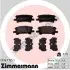 Тормозные колодки, дисковый тормоз.) ZIMMERMANN (239671551) изображение 1