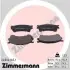 Фото Тормозные колодки, дисковый тормоз.) ZIMMERMANN (240041651) изображение 1