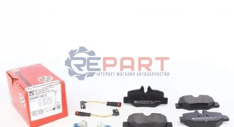 Колодки гальмівні (задні) MB Vito (W639) 03- (Bendix-Bosch) (з аксесуарами) ZIMMERMANN 240081853 Купити в Україні