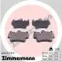 Тормозные колодки, дисковый тормоз.) ZIMMERMANN (240491709) изображение 1