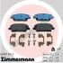 Колодки гальмівні (передні) Honda Civic VIII 05- (Lucas) ZIMMERMANN (240871752) зображення 1