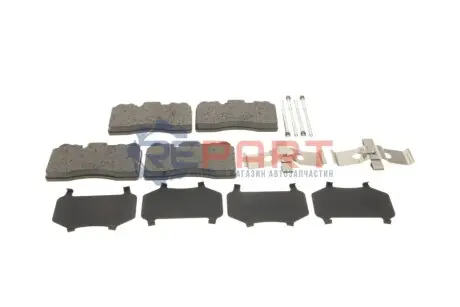 Колодки гальмівні (передні) VW Touareg 02- (Brembo) (з аксесуарами) ZIMMERMANN 240981703 Купити в Україні