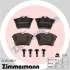Колодки гальмівні (задні) Citroen C5 08-/Peugeot 407 04-/607 88 ZIMMERMANN (241359801) зображення 1