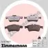 Колодки гальмівні (задні) Ford Connect 02 ZIMMERMANN (241379681) зображення 1