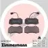 Тормозные колодки, дисковый тормоз.) ZIMMERMANN (241621502) изображение 1