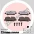 Колодки тормозные (задні) Land Rover Discovery IV 09-18 ZIMMERMANN (241929751) зображення 1