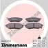 Фото Колодки гальмівні (передні) Subaru Forester 13-/Legacy 03-09 (Sumitomo) ZIMMERMANN (242221751) зображення 5