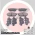 Фото Колодки гальмівні (передні) Mazda 6 02-07 (131.5x56.2x17) (Akebono) ZIMMERMANN (242461701) зображення 1