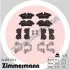 Гальмівні колодки ZIMMERMANN (242891702) зображення 1