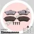 Колодки тормозные дисковые ZIMMERMANN (24306.905.1) изображение 1