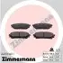 Фото Колодки гальмівні (задні) Subaru Impreza 99-/Forester 02-12/Saab 9-2X 04-06 ZIMMERMANN (243311401) зображення 1