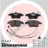 Фото Колодки гальмівні дискові (комплект 4 шт) ZIMMERMANN (243321852) зображення 1