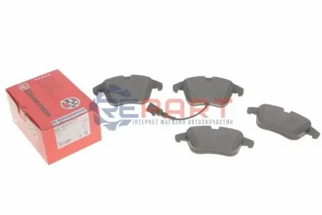 Колодки гальмівні (передні) VW Tiguan/Sharan 07- (Ate-Teves) (з датчиком) ZIMMERMANN 243332001 Купити в Україні