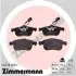 Тормозные колодки, дисковый тормоз.) ZIMMERMANN (243392001) изображение 1