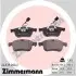 Гальмівні колодки, дискове гальмо (набір) ZIMMERMANN (243392002) зображення 1