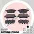 Гальмівні колодки, дискове гальмо (набір) ZIMMERMANN (243481601) зображення 1