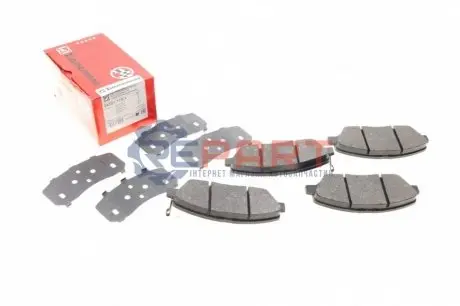Колодки гальмівні (передні) Hyundai Santa Fe II/III/Genesis 06-/Kia Sorento/Ssangyong Korando 09- ZIMMERMANN 243511701 Купити в Україні