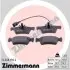 Тормозные колодки дисковые задние ZIMMERMANN (243681902) изображение 1