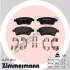 Колодки тормозные дисковые ZIMMERMANN (243911602) изображение 1