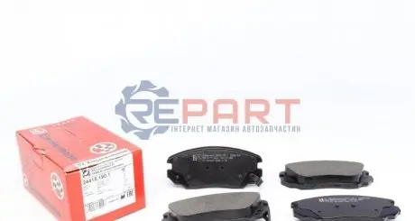 Колодки гальмівні (передні) Opel Insignia/Chevrolet Aveo 05- (Mando) ZIMMERMANN 244151901 Купити в Україні