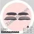Тормозные колодки, дисковый тормоз.) ZIMMERMANN (244181701) изображение 1