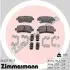 Тормозные колодки, дисковый тормоз.) ZIMMERMANN (244211703) изображение 1