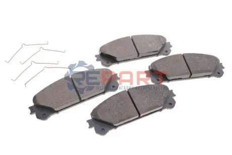 Колодки гальмівні (передні) Lexus RX 08-/Toyota Rav 4 12- (167x59.4) (Advics) (з аксесуарами) ZIMMERMANN 244521752 Купити в Україні