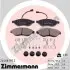 Колодки гальмівні (передні) Citroen Jumper/Fiat Ducato/Peugeot Boxer 06- (Brembo) (з датчиком) ZIMMERMANN (244681902) зображення 1