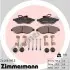 Фото Тормозные колодки дисковые передние ZIMMERMANN (244681903) изображение 1