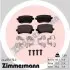 Фото Колодки тормозные, дисковые.) ZIMMERMANN (244831702) изображение 1