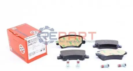 Колодки тормозные дисковые, к-кт ZIMMERMANN 244961701 Купить в Украине