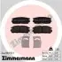 Тормозные колодки, дисковый тормоз.) ZIMMERMANN (244981551) изображение 1