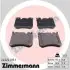 Фото Колодки гальмівні (передні) BMW X5 (E70)/X6 (E71/E72) 06- (Brembo) ZIMMERMANN (245241951) зображення 1