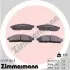 Фото Колодки тормозные дисковые ZIMMERMANN (245371603) изображение 1