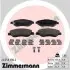 Гальмівні колодки ZIMMERMANN (245501902) зображення 1