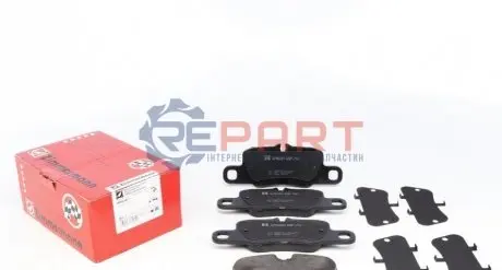 Колодки гальмівні (задні) Porsche 911/Panamera 09- (Brembo) ZIMMERMANN 245541601 Купити в Україні