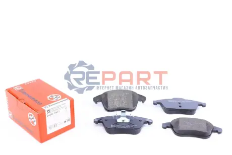 Колодки гальмівні (передні) Citroen C4 06-/Peugeot 5008 09-17 (Ate-Teves) ZIMMERMANN 245571901