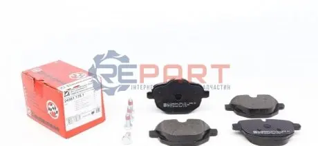 Колодки гальмівні (задні) BMW 5/X3 10- (Girling) ZIMMERMANN 245611751 Купити в Україні