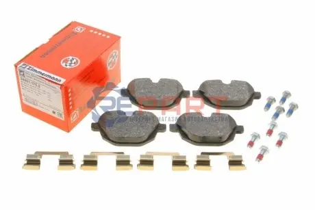 Колодки гальмівні (задні) BMW 5/X3/X5 10- (GIRLING) ZIMMERMANN 245611752 Купити в Україні