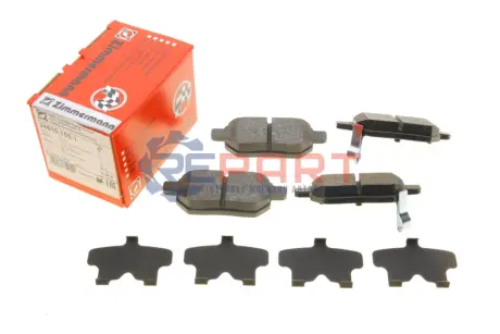 Колодки гальмівні (задні) Toyota Auris/IQ/Urban Cruiser 07- (Akebono) ZIMMERMANN 246101551 Купити в Україні