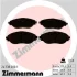 Колодки тормозные дисковые, к-кт ZIMMERMANN (247382001) изображение 2