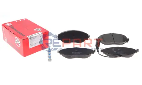 Колодки гальмівні (передні) Audi A3/Skoda Octavia III/VW Passat/Golf 13- (TRW) (з датчиком) ZIMMERMANN 247382002 Купити в Україні