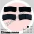 Тормозные колодки дисковые JAGUAR XK 06- TY£ ZIMMERMANN (248511551) изображение 1