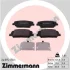 Колодки гальмівні (передні) Hyundai Veloster/I30/ Kia Ceed 11- (Sumitomo) ZIMMERMANN (249151701) зображення 6