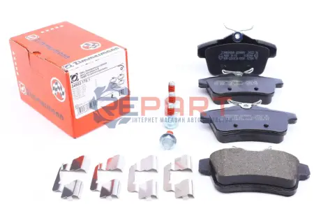 Колодки гальмівні (задні) Citroen C4/Peugeot 308/508 09- (Girling) ZIMMERMANN 249221701 Купити в Україні