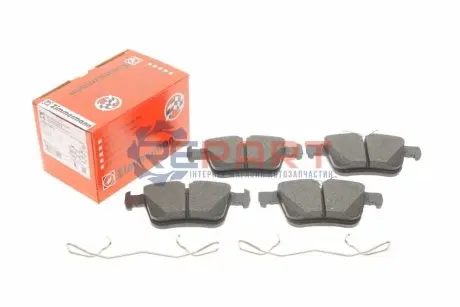 Колодки гальмівні (задні) VW Golf/Touran 1.0-2.0 TDI 12- (Ate) ZIMMERMANN 250081651 Купити в Україні