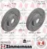 Диск гальмівний (передній) Ford Mondeo 1.6-2.5 07-15 (300x28)(з покриттям) ZIMMERMANN (250136553) зображення 1