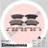 Тормозные колодки, дисковый тормоз.) ZIMMERMANN (250311852) изображение 1