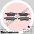 Фото Колодки гальмівні (задні) Honda Civic IX 1.4-2.2D 12 ZIMMERMANN (250541501) зображення 1