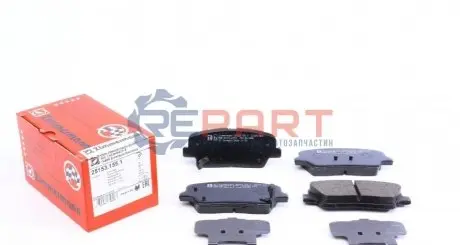 Колодки гальмівні (задні) Hyundai Santa Fe II 06-/Kia Sorento II 09- (Mando) ZIMMERMANN 251531551 Купити в Україні
